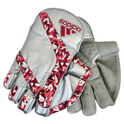 Adidas Pellara 3.0 Wicket Keeping Gloves Silver/Red Adult Adidas